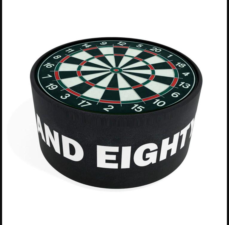 Icon Coffee Table - Dartboard