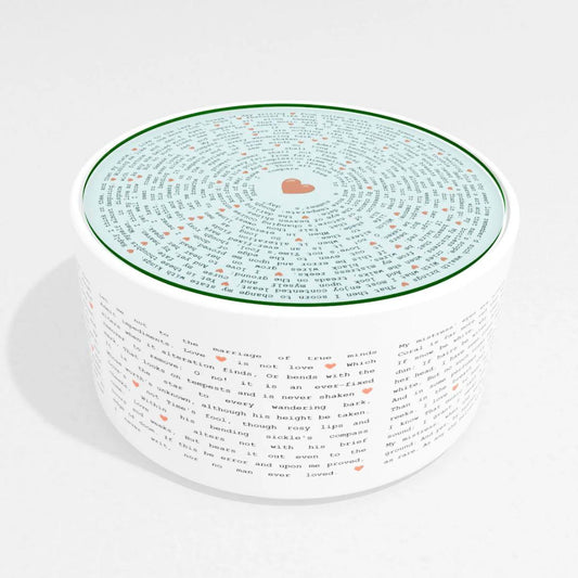 Icon Coffee Table - Shakespeare Sonnet